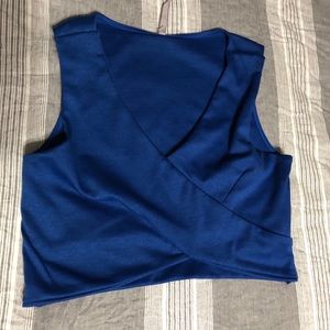 Wrap crop top